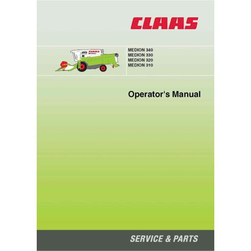 CLA-2977646 Manual del operador de la cosechadora claas Medion 310-340 CLA-2977646 Manual del operador de la cosechadora claas Medion 310-340