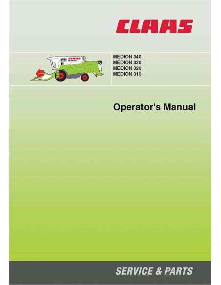 CLA-2977646 Claas Medion 310 - 340 combine harvester operator's manual