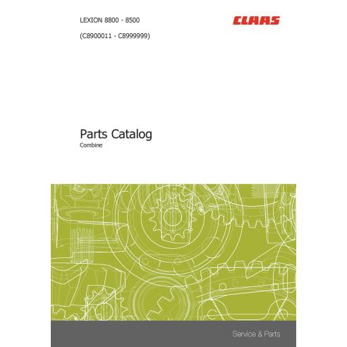 Claas Lexion 8800-8500 C89 combine catálogo de piezas en pdf - Claas manuales - CLAAS-LEX-8800-8500-C89
