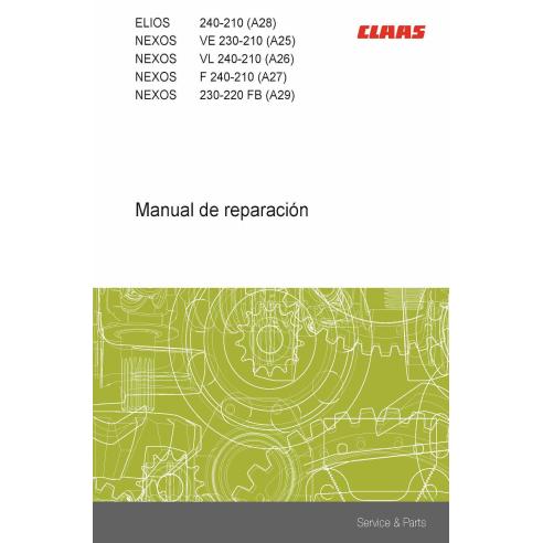 Claas Elios, Nexos 240 - 210 tracteurs pdf manuel de réparation ES - Claas manuels - CLAAS-11428520-ES