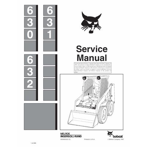 Bobcat 630, 631, 632 skid steer loader pdf service manual  - BobCat manuals - BOBCAT-630_631_632-6556454-sm
