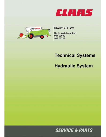 Manual de sistemas técnicos para cosechadoras claas Medion 340-310 - Claas manuales - CLA-2986992