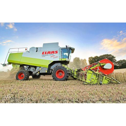 Claas Lexion 470 - 420 Montana combine harvester technical systems manual - Claas manuals