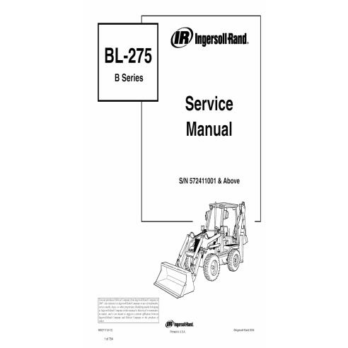 Bobcat BL-275 backhoe loader pdf service manual  - BobCat manuals - BOBCAT-BL275-6902717-sm