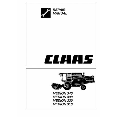 Manual de reparo da colheitadeira Claas Medion 310 - 340 - Claas manuais - CLA-2992160