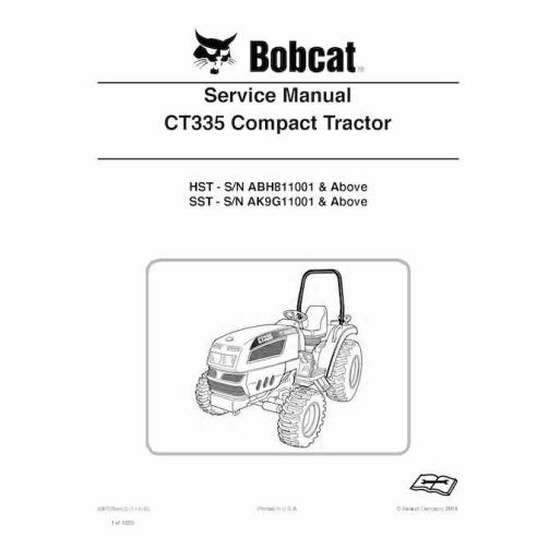Bobcat CT335 compact tractor pdf service manual  - BobCat manuals - BOBCAT-CT335-6987078-sm