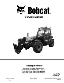 Bobcat T35105B, T35105LB, T36120SLB telescopic handler pdf service manual  - BobCat manuals