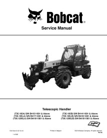 Bobcat T35105A, T35105B, T35105LA, T35105LB, T36120SLA, T36120SLB manipulador telescópico pdf manual de servicio - BobCat man...