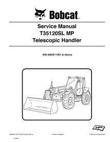 Manual de servicio pdf del manipulador telescópico Bobcat T35120SL MP - BobCat manuales