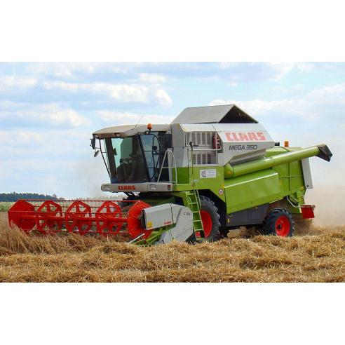 Claas Mega 360 - 350 combine harvester technical systems manual - Claas manuals