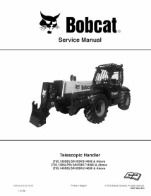 Bobcat T35130SB, T35130SLPB, T35140SB manipulador telescópico pdf manual de servicio - BobCat manuales