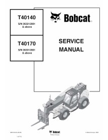 Bobcat T40140, T40170 telescopic handler pdf service manual  - BobCat manuals - BOBCAT-T40140_T40170-4950145-sm