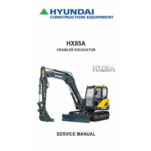 Hyundai HX85A crawler excavator pdf service manual  - Hyundai manuals - HYUNDAI-HX85A-SM