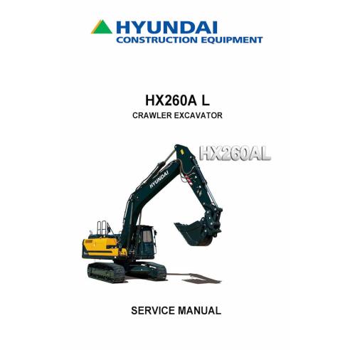 Hyundai HX260A L crawler excavator pdf service manual  - Hyundai manuals - HYUNDAI-HX260AL-SM