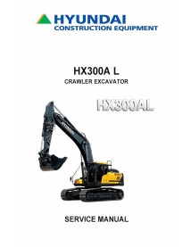 Hyundai HX300A L crawler excavator pdf service manual  - Hyundai manuals - HYUNDAI-HX300AL-SM