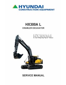 Manual de serviço em pdf da escavadeira de esteira Hyundai HX300A L - hyundai manuais - HYUNDAI-HX300AL-SM