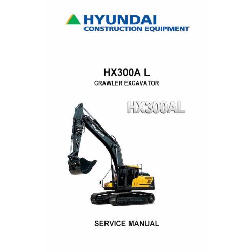 Hyundai HX300A L crawler excavator pdf service manual  - Hyundai manuals - HYUNDAI-HX300AL-SM