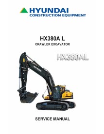 Hyundai HX380A L crawler excavator pdf service manual  - Hyundai manuals - HYUNDAI-HX380AL-SM