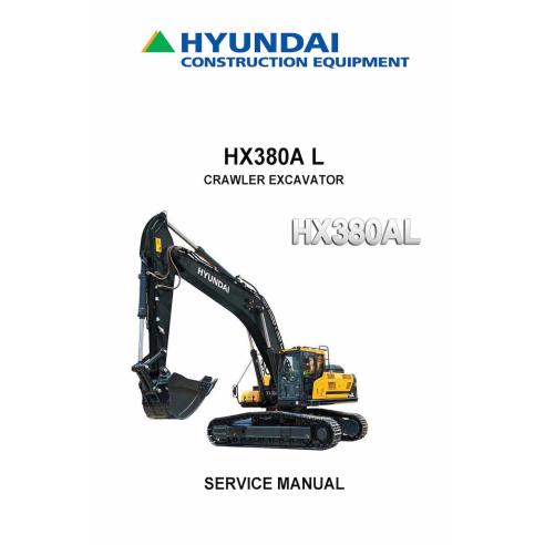 Hyundai HX380A L crawler excavator pdf service manual  - Hyundai manuals - HYUNDAI-HX380AL-SM