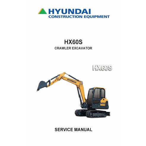 Hyundai HX60S crawler excavator pdf service manual  - Hyundai manuals - HYUNDAI-HX60S-SM