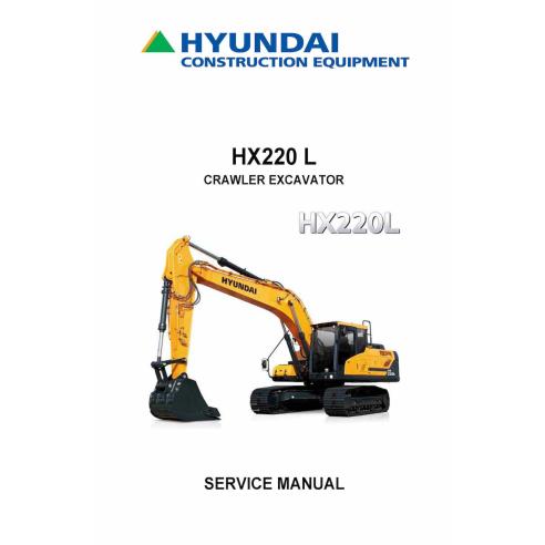Manual de serviço em pdf da escavadeira de esteira Hyundai HX220 L - hyundai manuais - HYUNDAI-HX220L-SM