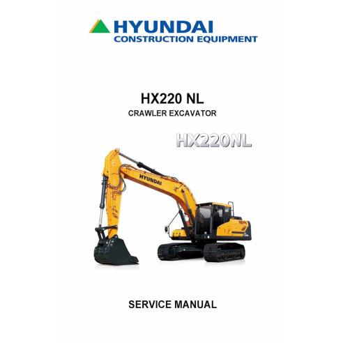 Manuel d'entretien pdf de la pelle sur chenilles Hyundai HX220 NL - Hyundai manuels - HYUNDAI-HX220NL-SM