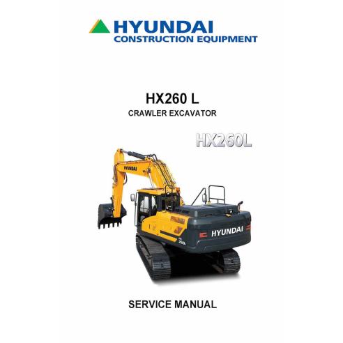 Hyundai HX260 L crawler excavator pdf service manual  - Hyundai manuals - HYUNDAI-HX260L-SM