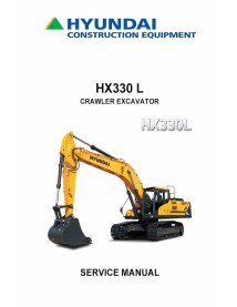 Hyundai HX330 L crawler excavator pdf service manual  - Hyundai manuals - HYUNDAI-HX330L-SM