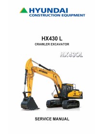 Hyundai HX430 L crawler excavator pdf service manual  - Hyundai manuals - HYUNDAI-HX430L-SM