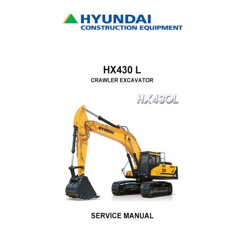 Hyundai HX430 L crawler excavator pdf service manual  - Hyundai manuals - HYUNDAI-HX430L-SM
