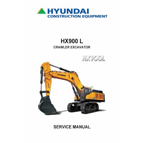 Hyundai HX900 L crawler excavator pdf service manual  - Hyundai manuals - HYUNDAI-HX900L-SM
