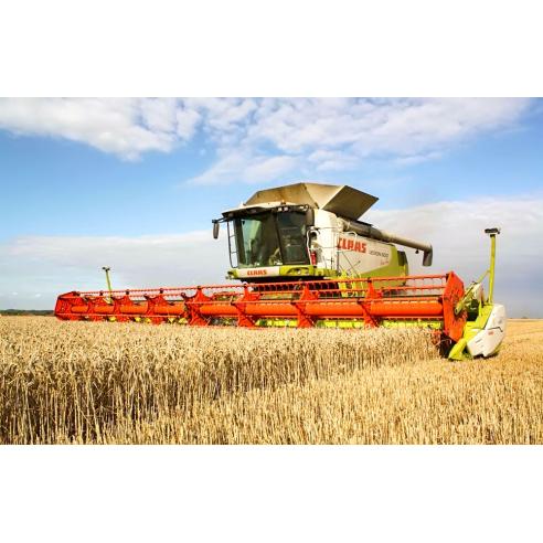 Claas Lexion 600 - 510 combine harvester technical systems manual - Claas manuals