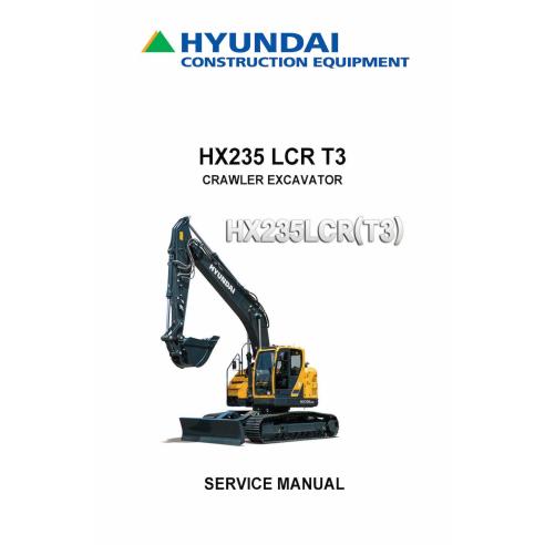 Hyundai HX235 LCR T3 crawler excavator pdf service manual  - Hyundai manuals - HYUNDAI-HX235LCRT3-SM