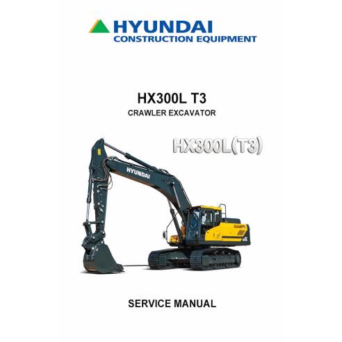 Hyundai HX300 L T3 crawler excavator pdf service manual  - Hyundai manuals - HYUNDAI-HX300LT3-SM