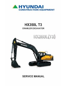 Hyundai HX350 L T3 crawler excavator pdf service manual  - Hyundai manuals - HYUNDAI-HX350LT3-SM