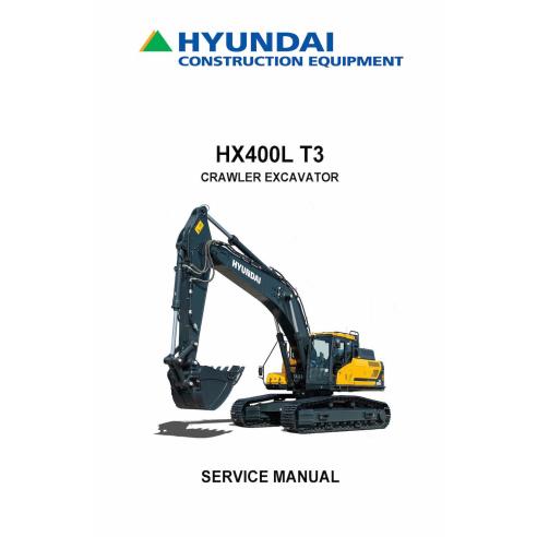 Hyundai HX400 L T3 crawler excavator pdf service manual  - Hyundai manuals - HYUNDAI-HX400LT3-SM