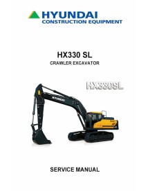 Manual de serviço em pdf da escavadeira de esteira Hyundai HX330 SL - hyundai manuais - HYUNDAI-HX330SL-SM