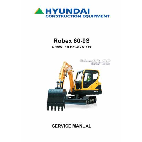 Hyundai R60-9S crawler excavator pdf service manual  - Hyundai manuals - HYIUNDAI-R60-9S-SM