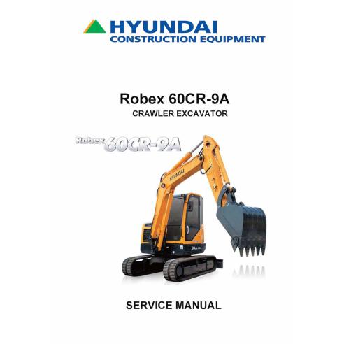 Hyundai R60CR-9A crawler excavator pdf service manual  - Hyundai manuals - HYIUNDAI-R60CR-9A-SM