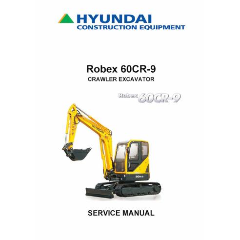 Hyundai R60CR-9 crawler excavator pdf service manual  - Hyundai manuals - HYIUNDAI-R60CR-9-SM