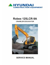 Hyundai R125LCR-9A crawler excavator pdf service manual  - Hyundai manuals