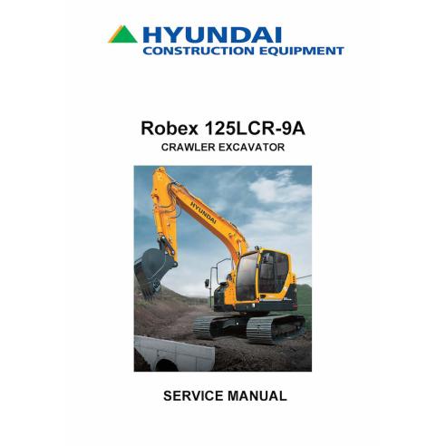 Hyundai R125LCR-9A crawler excavator pdf service manual  - Hyundai manuals - HYIUNDAI-R125LCR-9A-SM