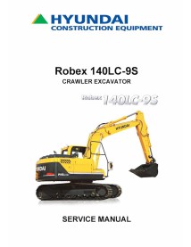 Manual de serviço em pdf da escavadeira de esteira Hyundai R140LC-9S - Hyundai manuais