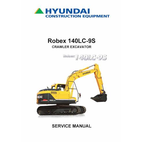 Manuel d'entretien pdf de la pelle sur chenilles Hyundai R140LC-9S - Hyundai manuels - HYIUNDAI-R140LC-9S-SM