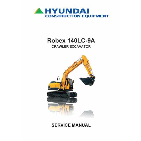 Hyundai R140LC-9A crawler excavator pdf service manual  - Hyundai manuals - HYIUNDAI-R140LC-9A-SM