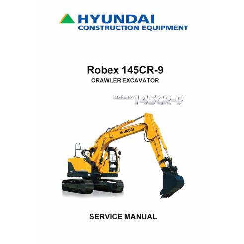 Manual de serviço em pdf da escavadeira de esteira Hyundai R145CR-9 - hyundai manuais - HYIUNDAI-R145CR-9-SM