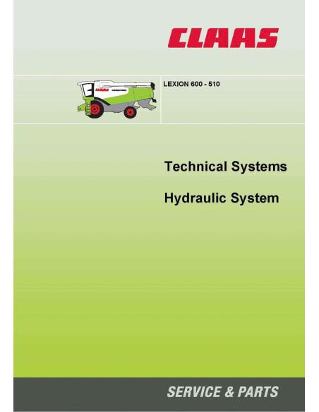 CLA-2996964 Manual de sistemas técnicos da colheitadeira Claas Lexion 600 - 510