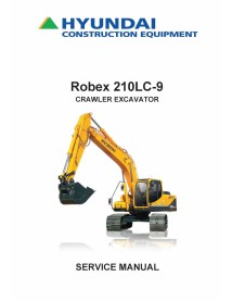 Hyundai R210LC-9 crawler excavator pdf service manual  - Hyundai manuals