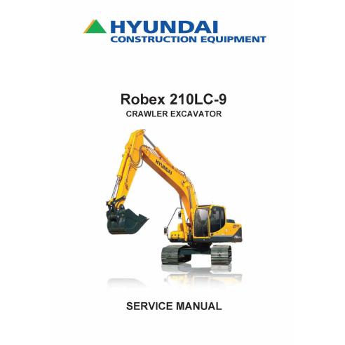 Hyundai R210LC-9 crawler excavator pdf service manual  - Hyundai manuals - HYIUNDAI-R210LC-9-SM
