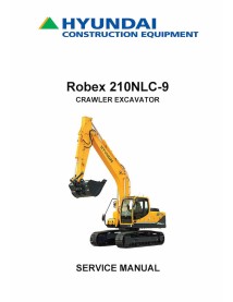 Hyundai R210NLC-9 crawler excavator pdf service manual  - Hyundai manuals - HYIUNDAI-R210NLC-9-SM